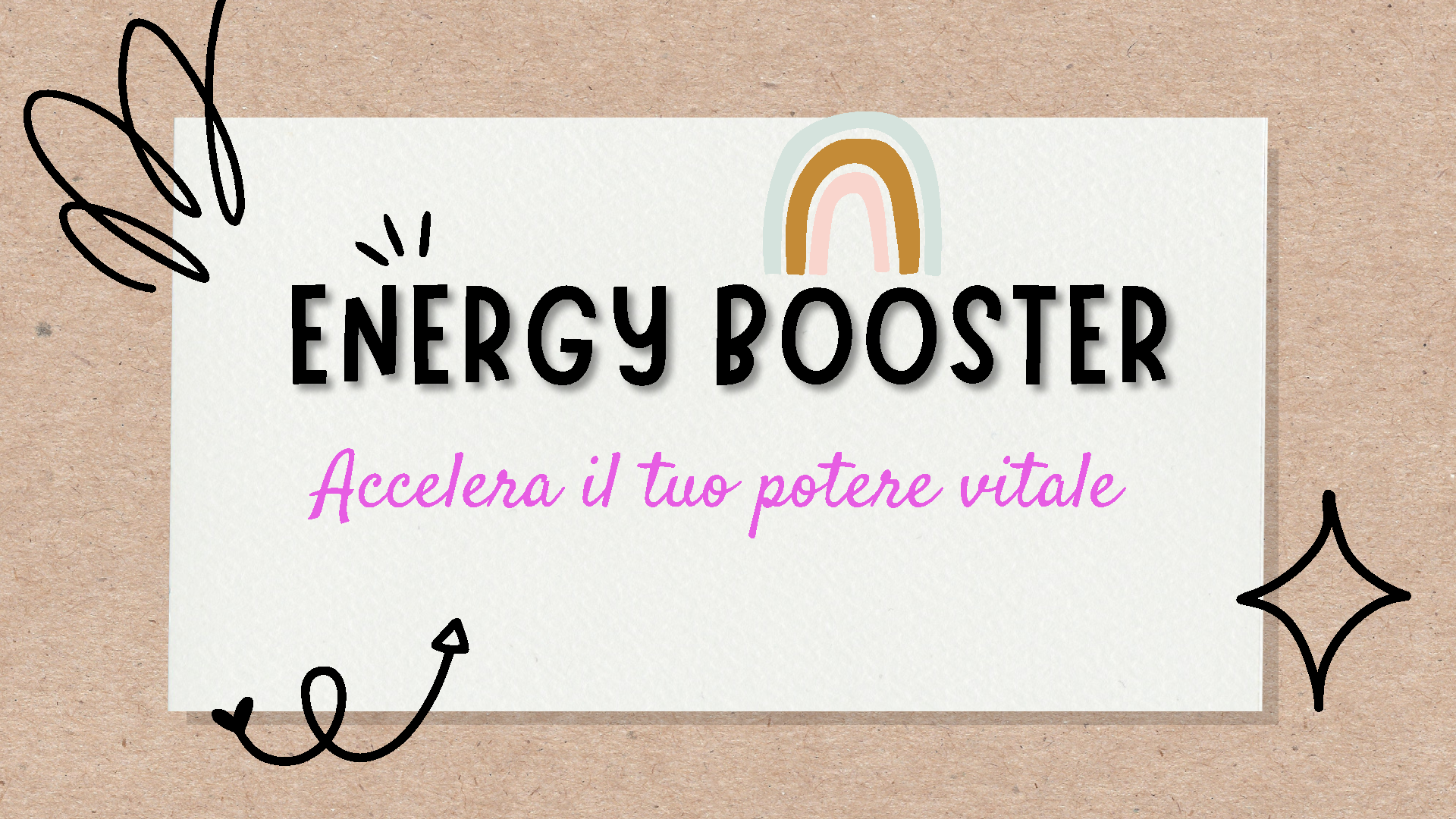 Corso "Energy Booster" energy booster slide page1