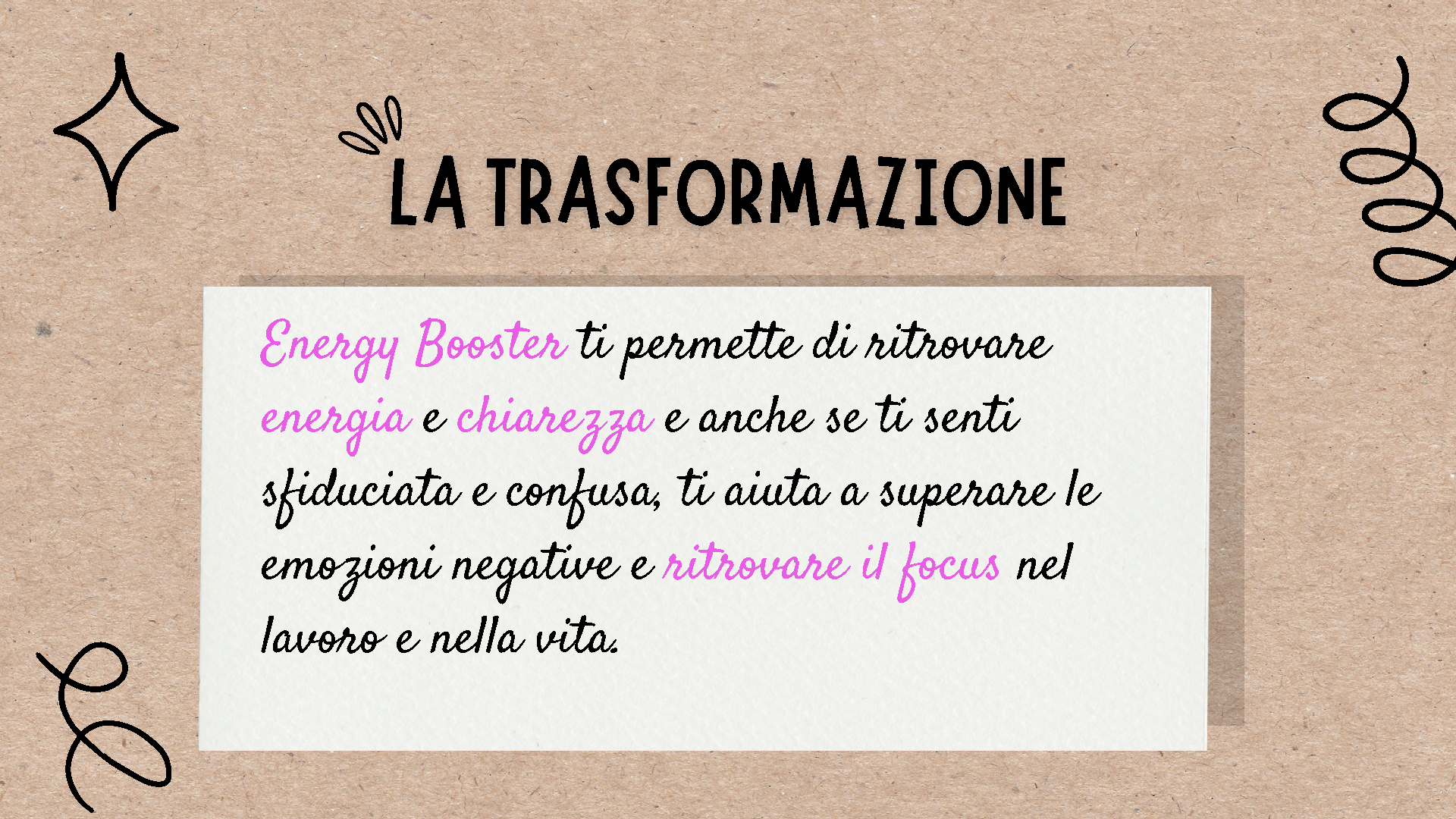 Corso "Energy Booster" energy booster slide page3