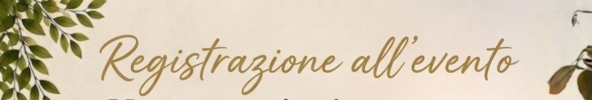 evento 18 luglio registrazione